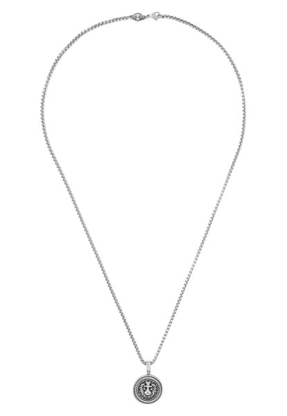 Imperator Anhänger / Halskette Silber 70 cm