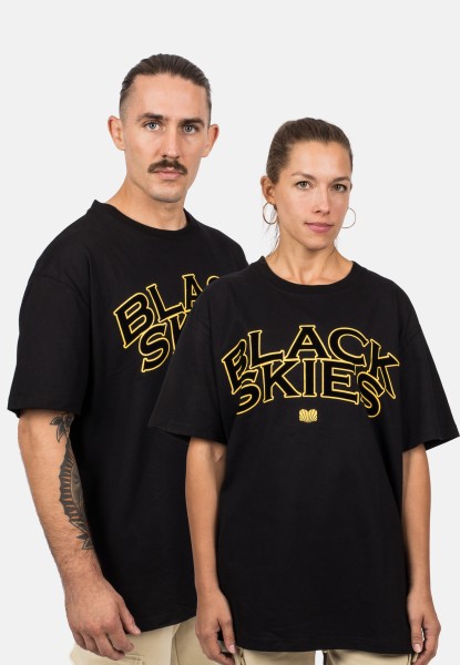 Oversized Team T-Shirt - Black-Yellow