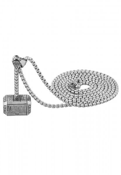 Malleum Pendant / Necklace Silver - 90cm