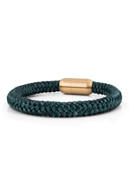 Portus Nautical Rope Bracelet Gold-Green