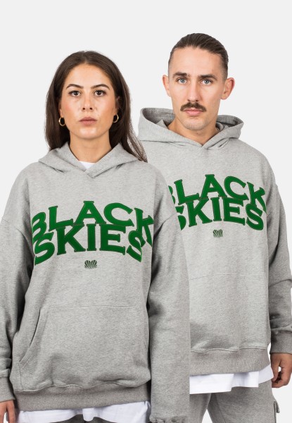 Oversized Team Hoodie - Grey-Green