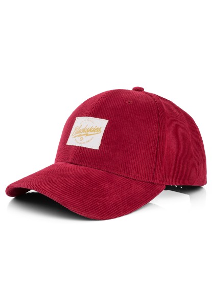 Cord Baseball Hat Crimson