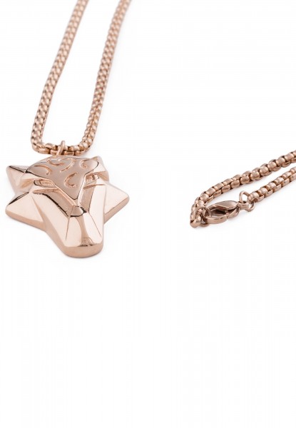 Ferus Pendant / Necklace Rose Gold 90 cm