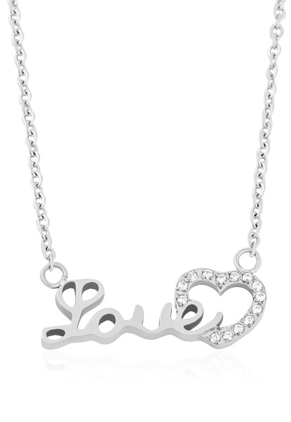 Collier Love Argent