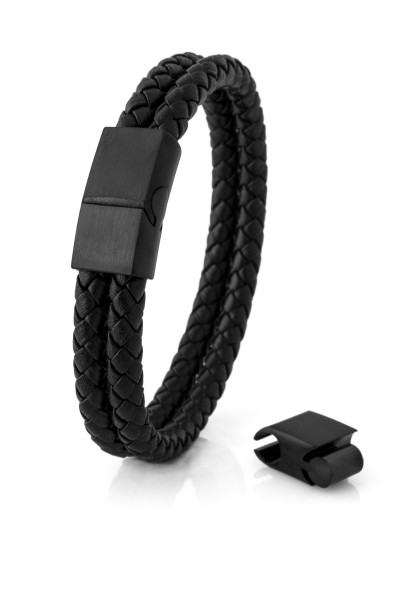 Bracelet Simplicitas Noir mat - Noir