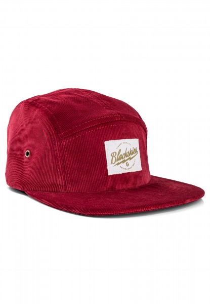Cord 5-Panel Cap Crimson