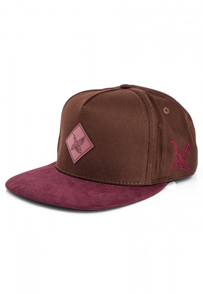 Port Vila Snapback Cap - Brown-Maroon