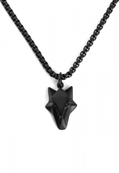 Vulpes Pendant / Necklace Matte Black 70 cm