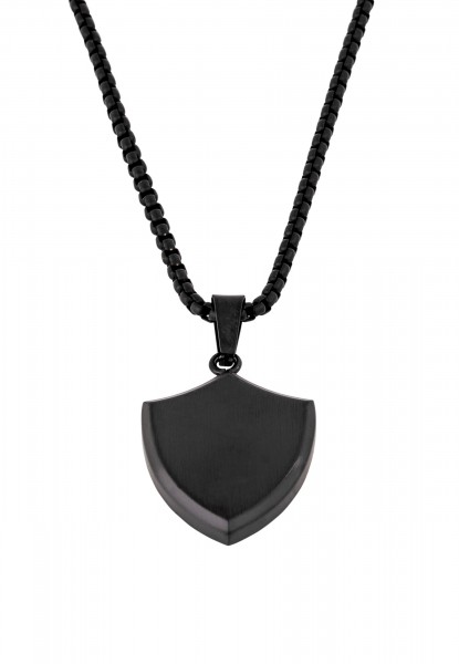 Insignia Pendant / Necklace Matte Black 90 cm
