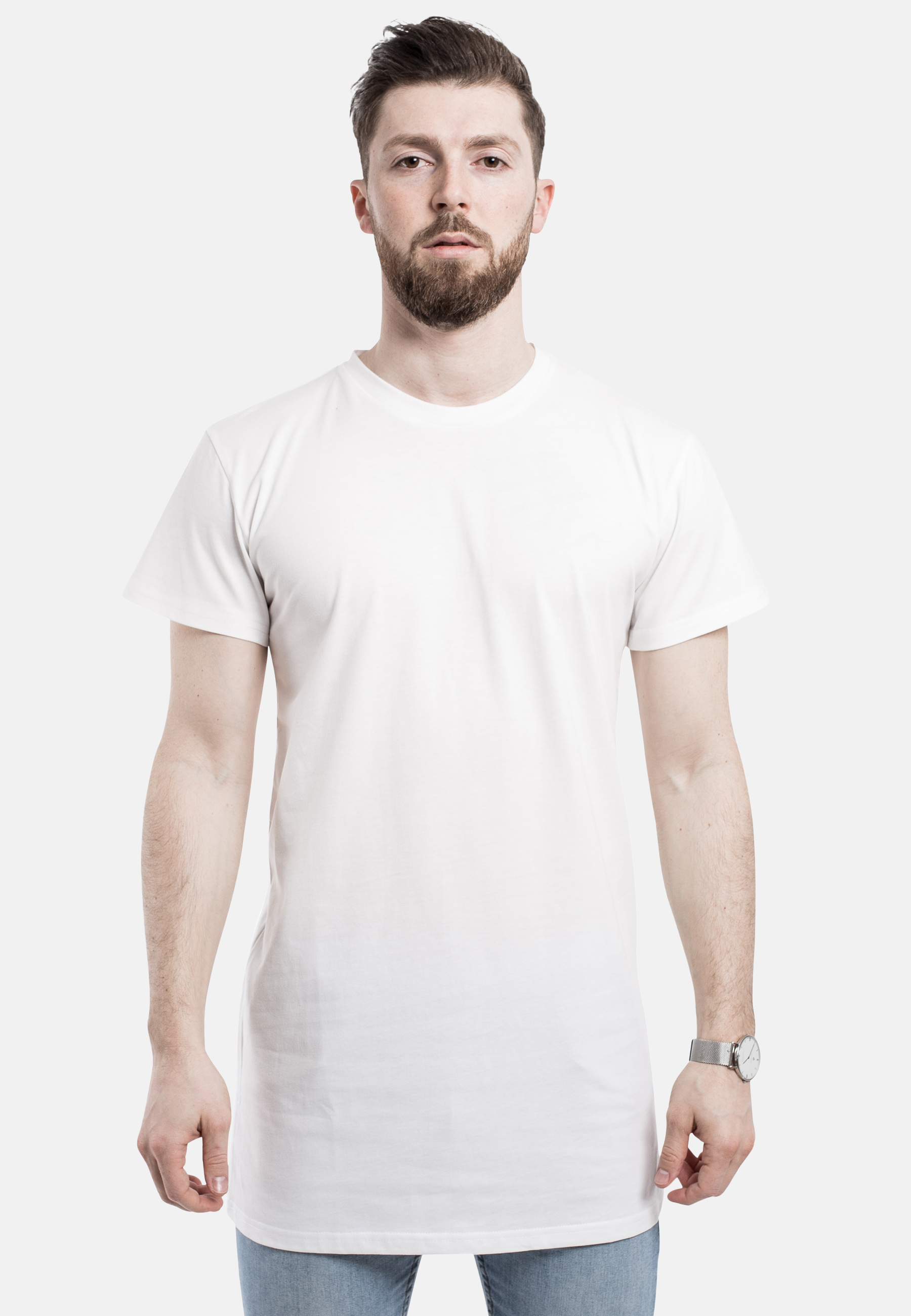 Longline Under T-Shirt White - Blackskies Online Shop | Blackskies