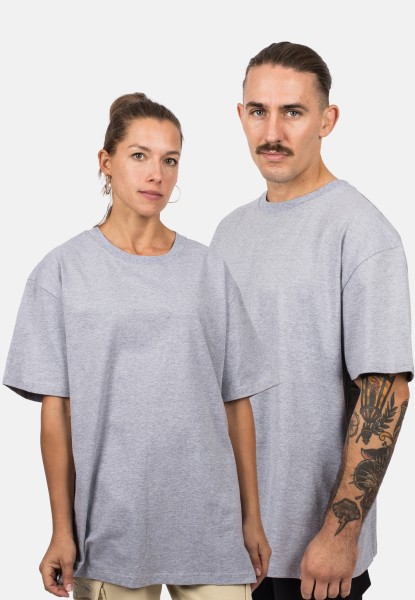 Oversized T-Shirt - Heather Grey