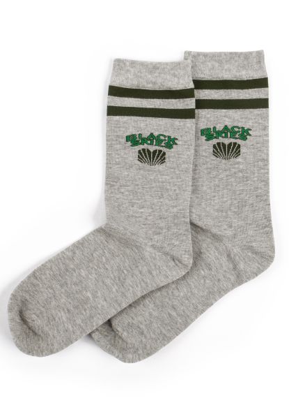 Team Socks Grey-Black-Green