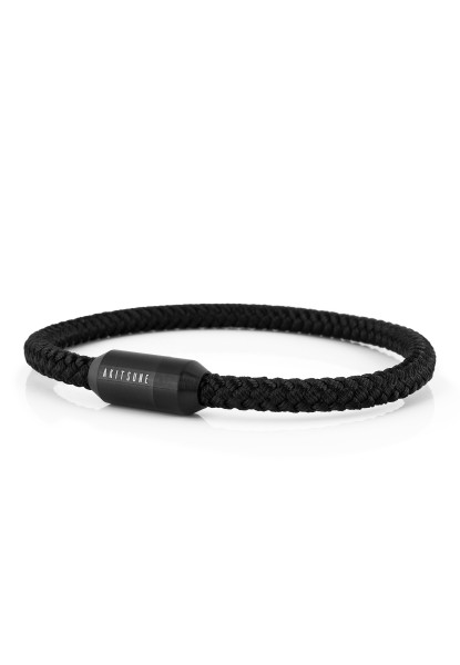 Bracelet en nylon Silvus - Noir mat - Noir