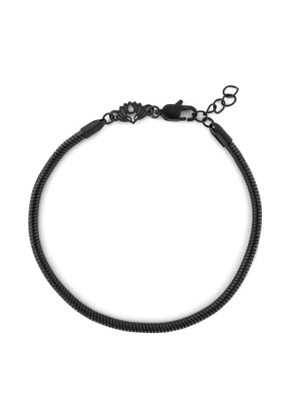 Serpent Cadena Eslabón Pulsera Plata 3 mm