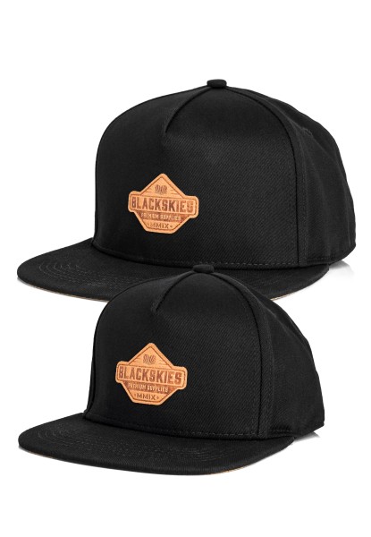 Essentials Snapback Cap Set of 2 - Adult-Child - Black-Black-Brown