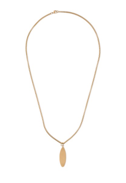 Nalu Surf Board Pendentif / Collier Or 70 cm