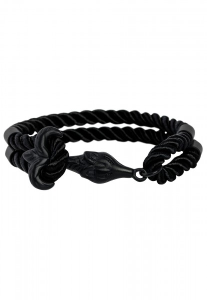 Bracelet Vulpes noir mat - Noir
