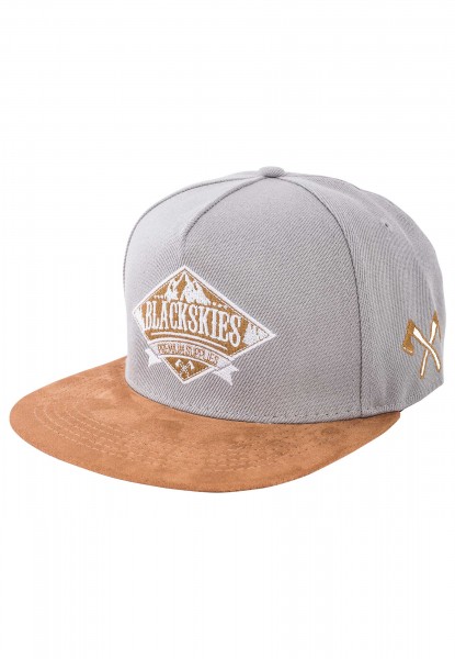 Lumberjack Snapback Cap - Grey-Brown - Blackskies Online Shop