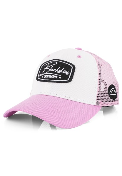 Race Baseball Cap White-Pink