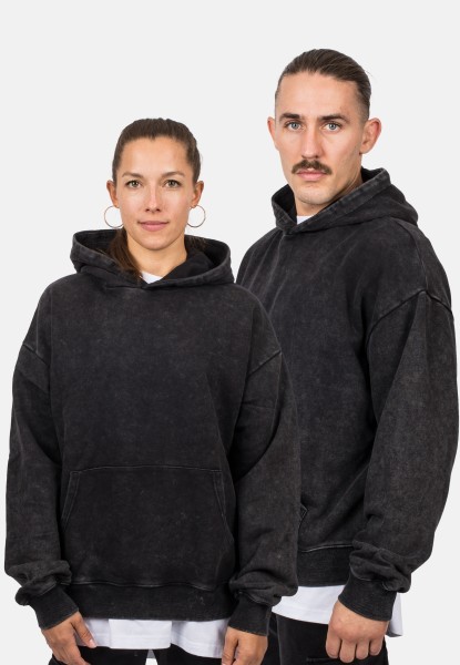 Oversized Heavyweight Hoodie Schwarz Vintage Blackskies Online