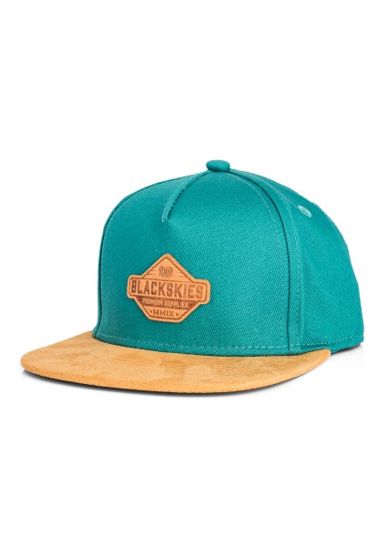 Essentials Snapback Cap Kinder Blaugrün-Braun-Braun