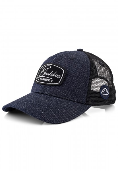 Casquette de baseball Race Denim-Noir