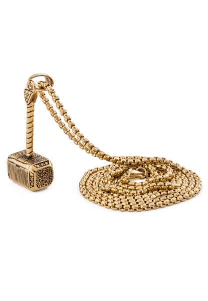 Malleum Anhänger - Halskette Gold 90 cm