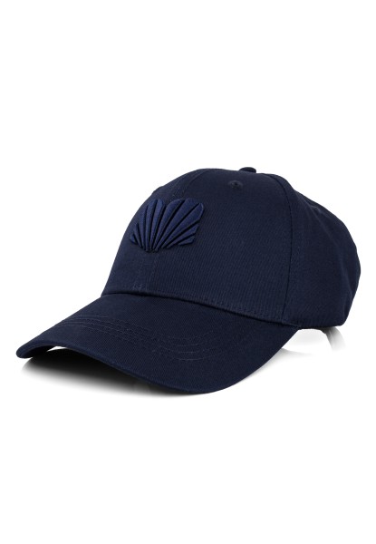 Crest Baseball Hat Navyblau