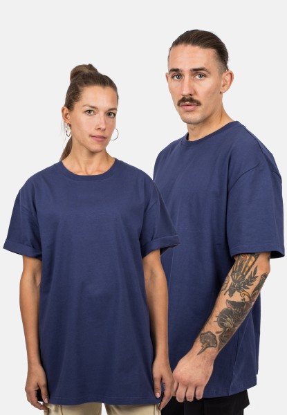Oversized T-Shirt - Navyblau