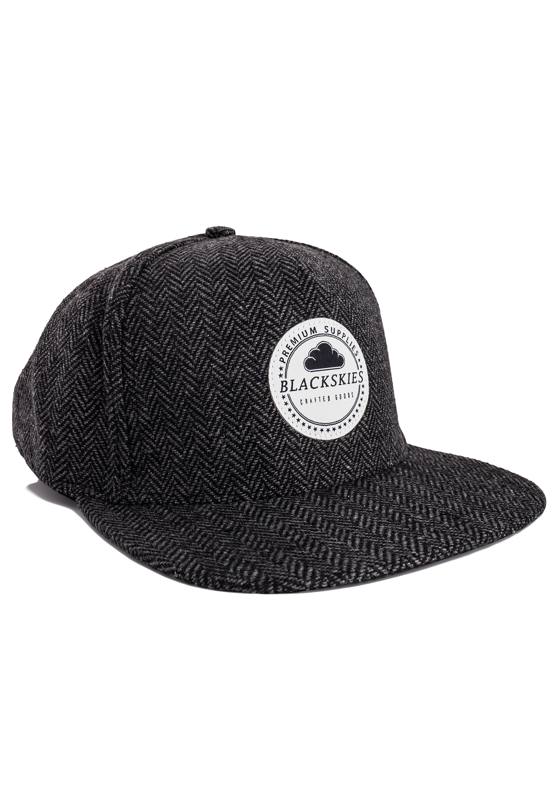 Hyperion Snapback Cap Herringbone Wool Blackskies Online Shop Blackskies