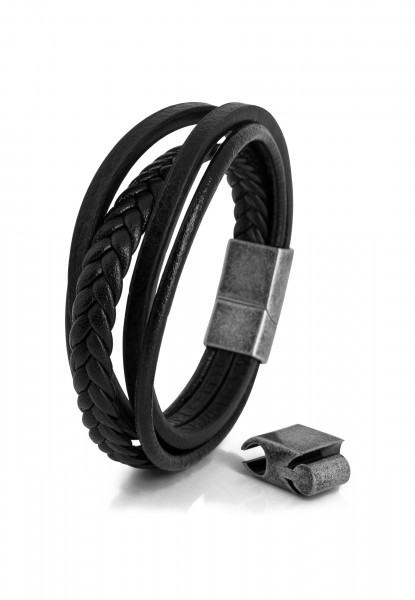 Pax Bracelet Silver - Black