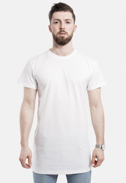 Longshirt Under T-Shirt Weiß