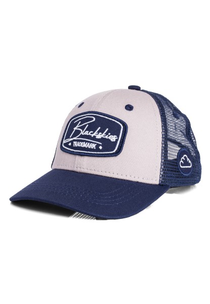 Race Baseball Cap Kids Grey-Navyblue