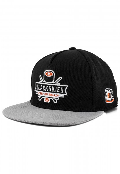 Blackskies Sushi Time Snapback Cap Maki California Food Hat Baseball Cap Japan
