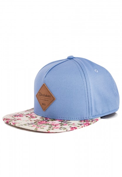 Blackskies Sakura Vol II Snapback Cap Floral-Suede Cherry Blossom Baby Blue