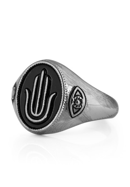 Hamsa Ring Silver