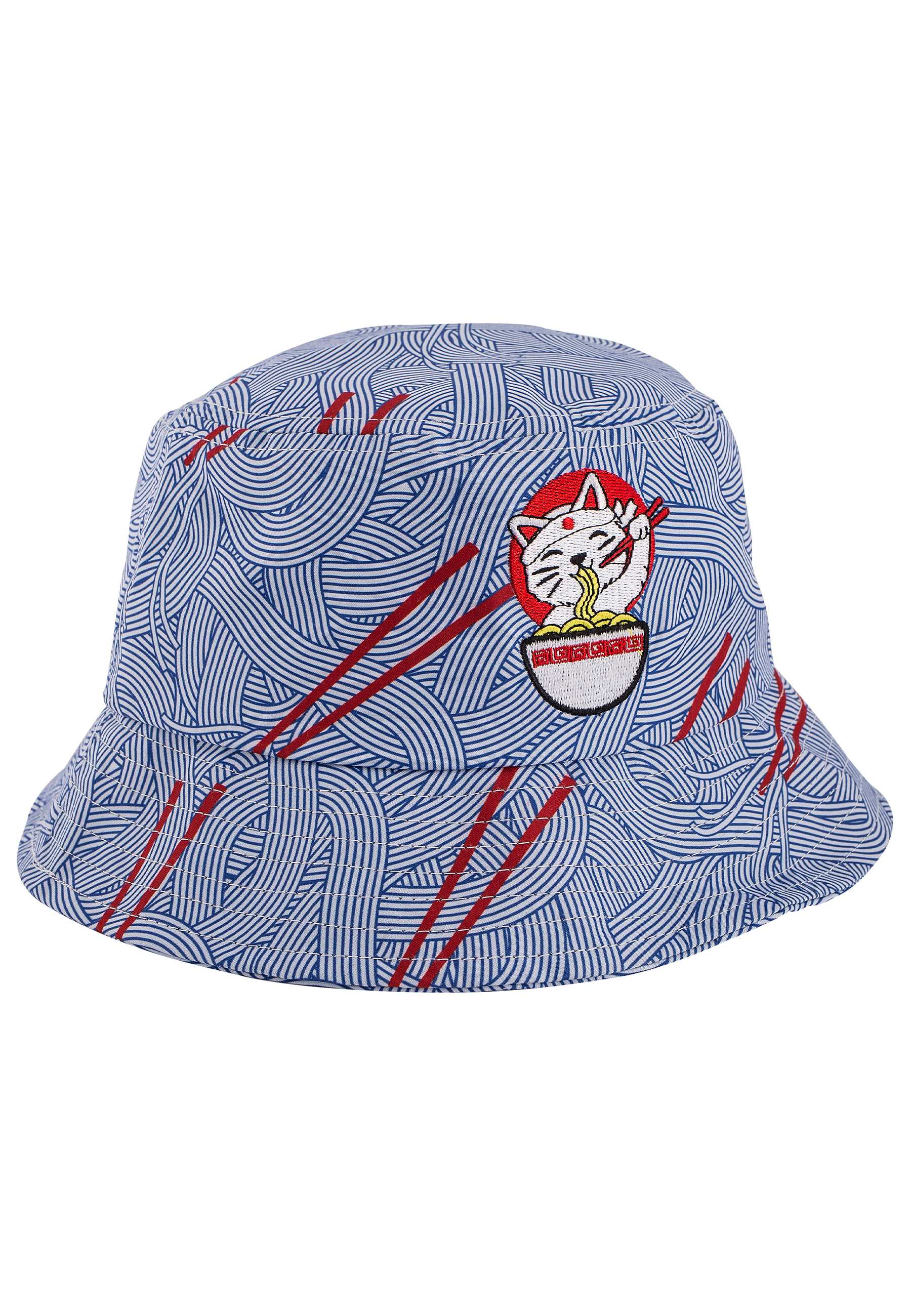Yagi Mika Ramen Noodle Soup Beef Flavor Unisex Novelty Bucket Hat Graffiti Fishmen Cap Fashion Outdoor Accessories 
