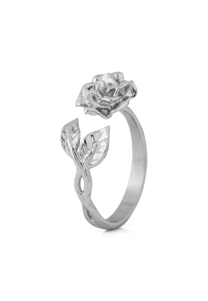 Rosa Ring Silver