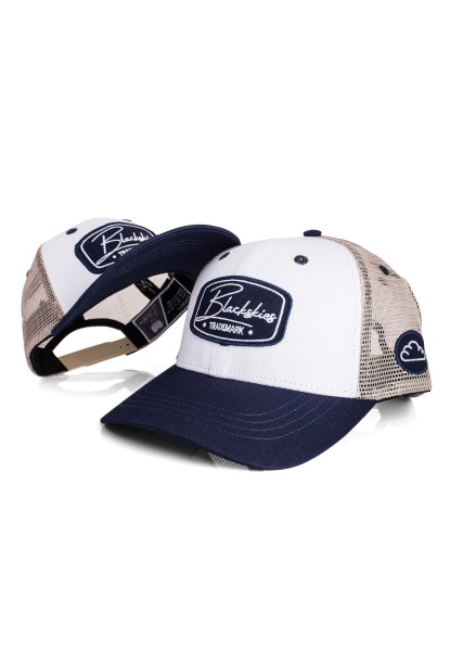 Race Baseball Cap 2er-Set Eltern Kinder - Weiß-Navy-Sand