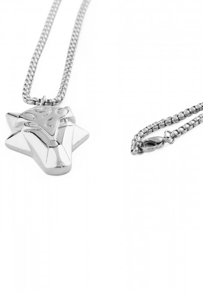 Ferus Pendant / Necklace Silver 90 cm