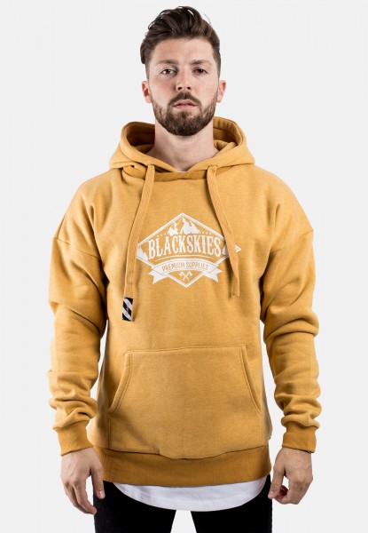 Sweat à capuche réversible jaune