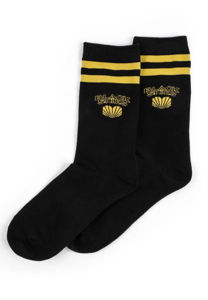 Team Socks Black-Black-Yellow